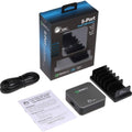 5-Port USB Charger with QC3.0 & Type-C - Black V1633