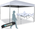 10 x 10ft Blue Pop Up Canopy Tent with Carry Bag J188