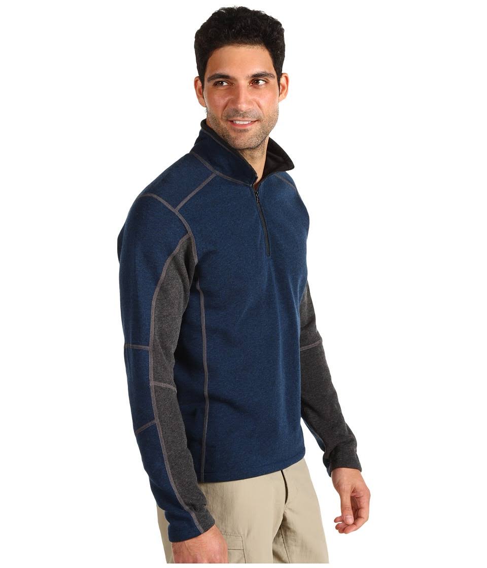 Men's 1/4 Zip Navy / Steel F488201