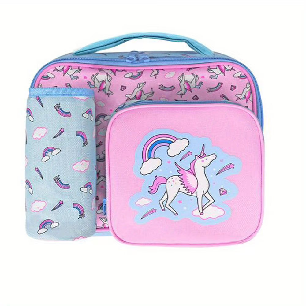 Insulated Lunch Bag with Bottle Holder, 3 Compartments, Waterproof N59202