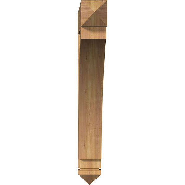 Thorton Arts u0026 Crafts Smooth Bracket, Western Red Cedar Q601475