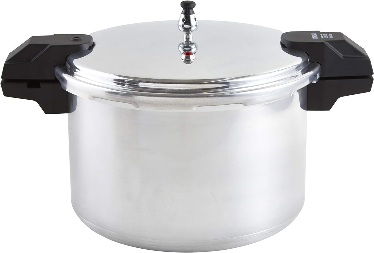 16Qt Jumbo Stovetop Pressure Cooker With Regulator And Side Handles Z42030