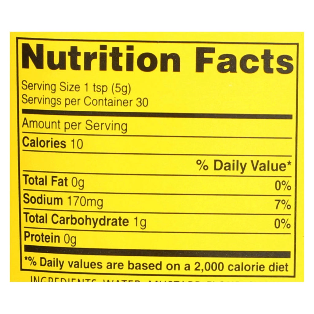 English Mustard - Case of 6 - 5.3 oz. D8428