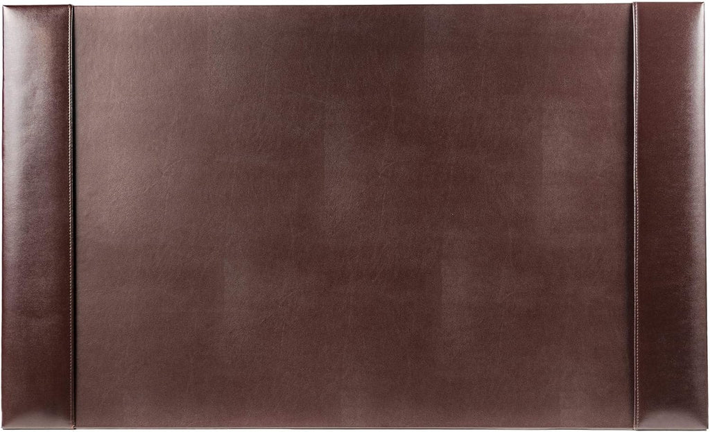 Bonded Leather Desk Pad, 30 x 18, Brown D657