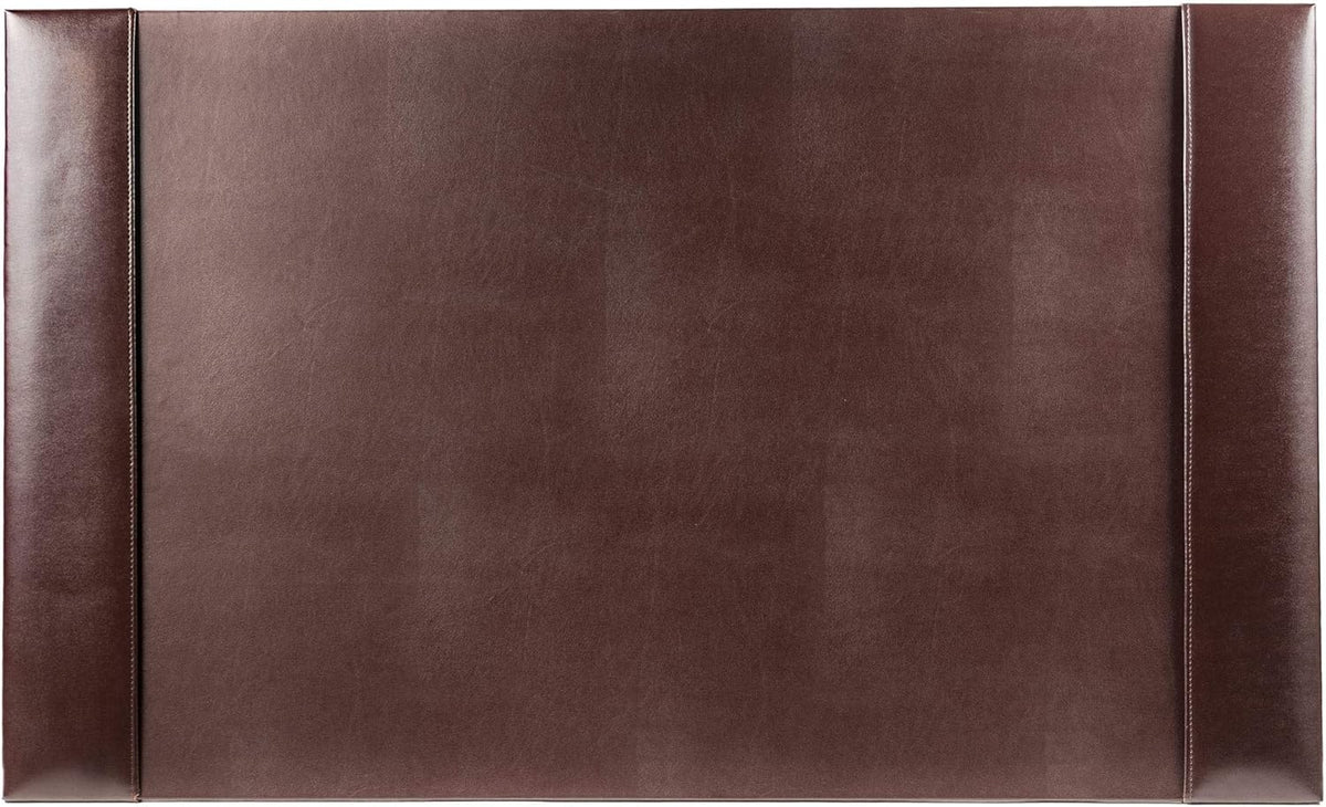 Bonded Leather Desk Pad, 30 x 18, Brown D657