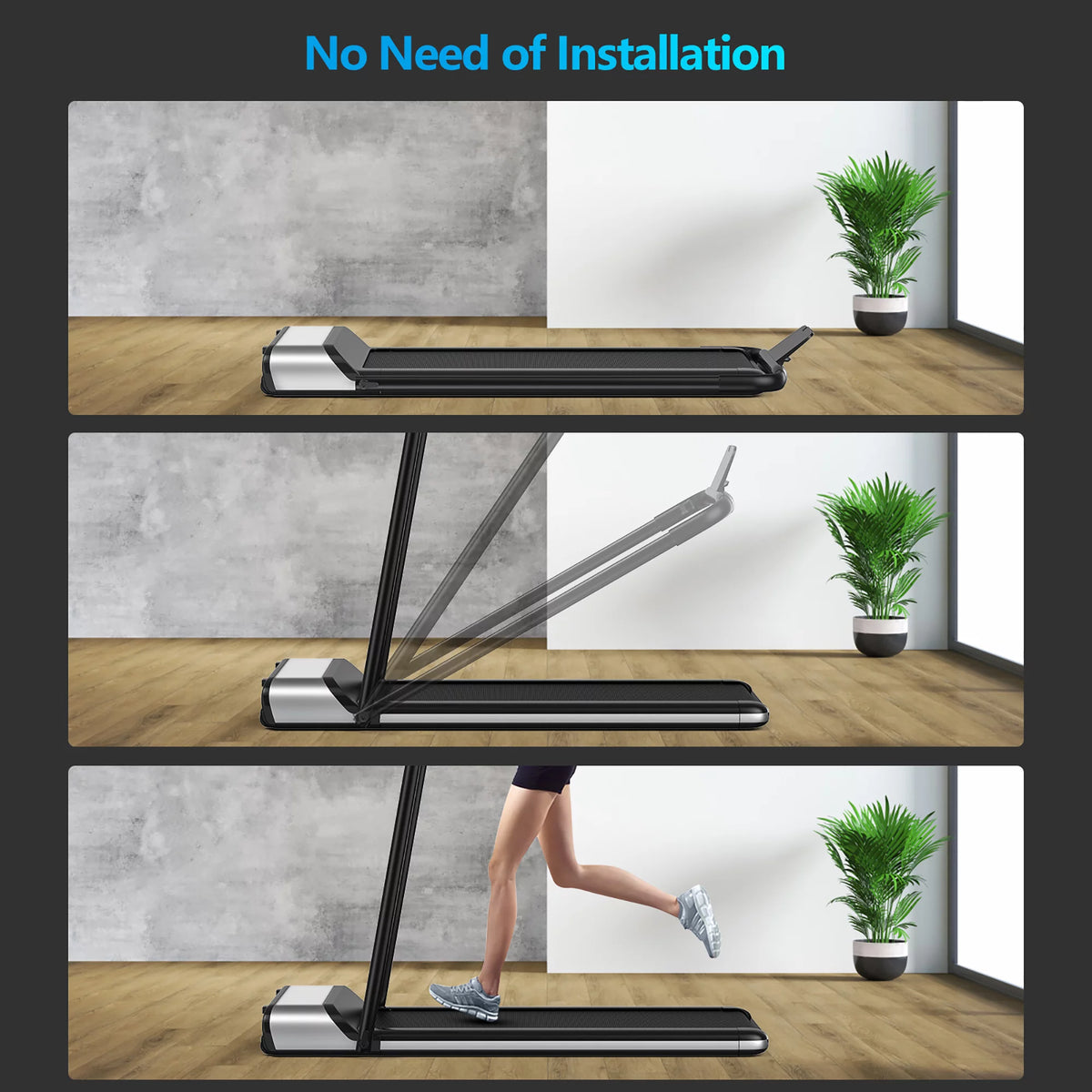 Ultra-Thin Folding Treadmill W3463