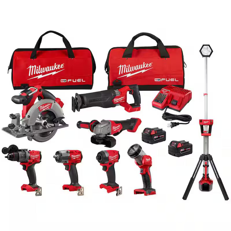 18-Volt Lithium-Ion Brushless Cordless Combo Kit (7-Tool) V8034