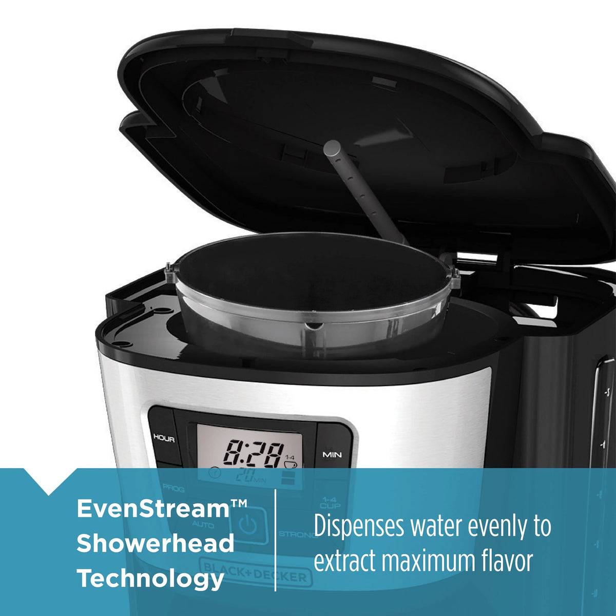 Black 12 Cup Drip Coffee Maker S290309