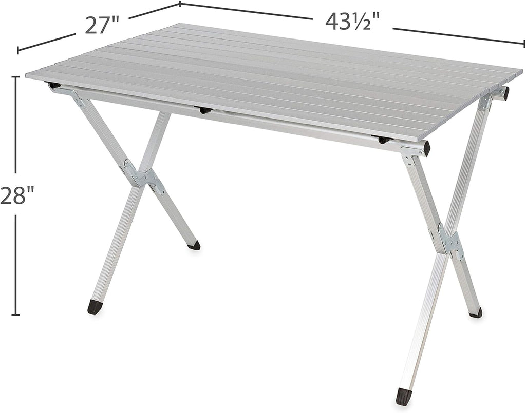 Aluminum Roll-Up Campsite Table with Carrying Bag U121