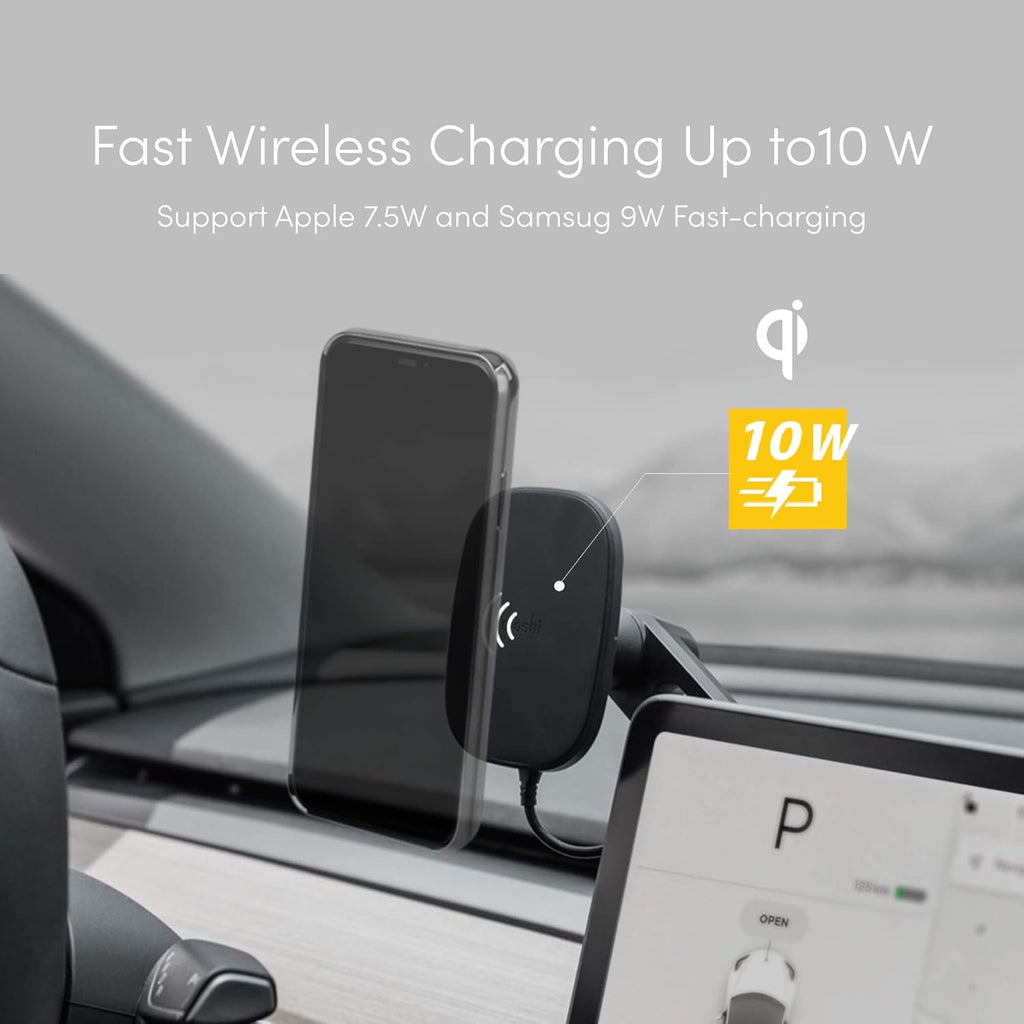 Magnetic Car Phone Holder with Wireless Charging, 10W Max, Pack of 2 A1636