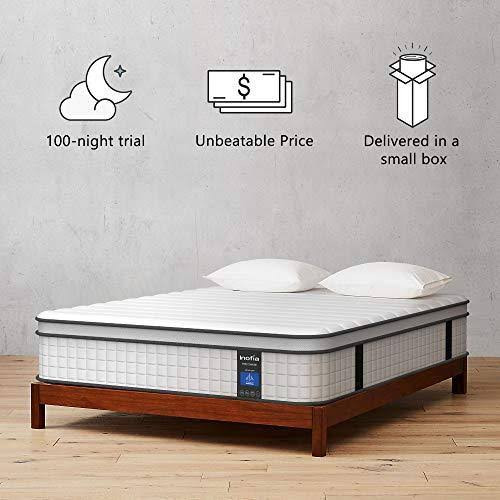 Queen 10 inch Memory Foam Hybrid Innerspring Mattress Q46658