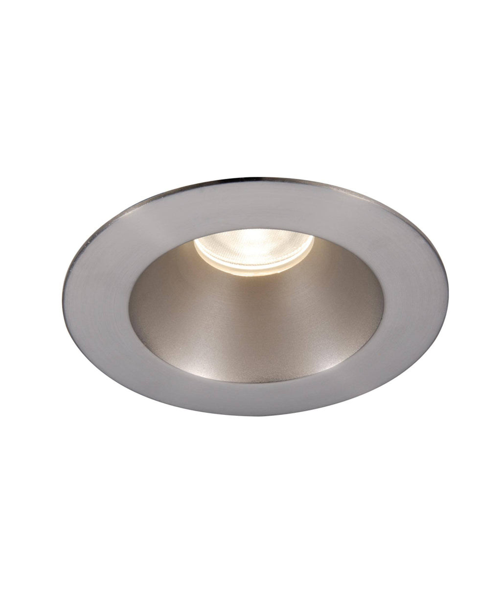 3.5-in Round LED Recessed Shower Trim Brushed Nickel Q594256