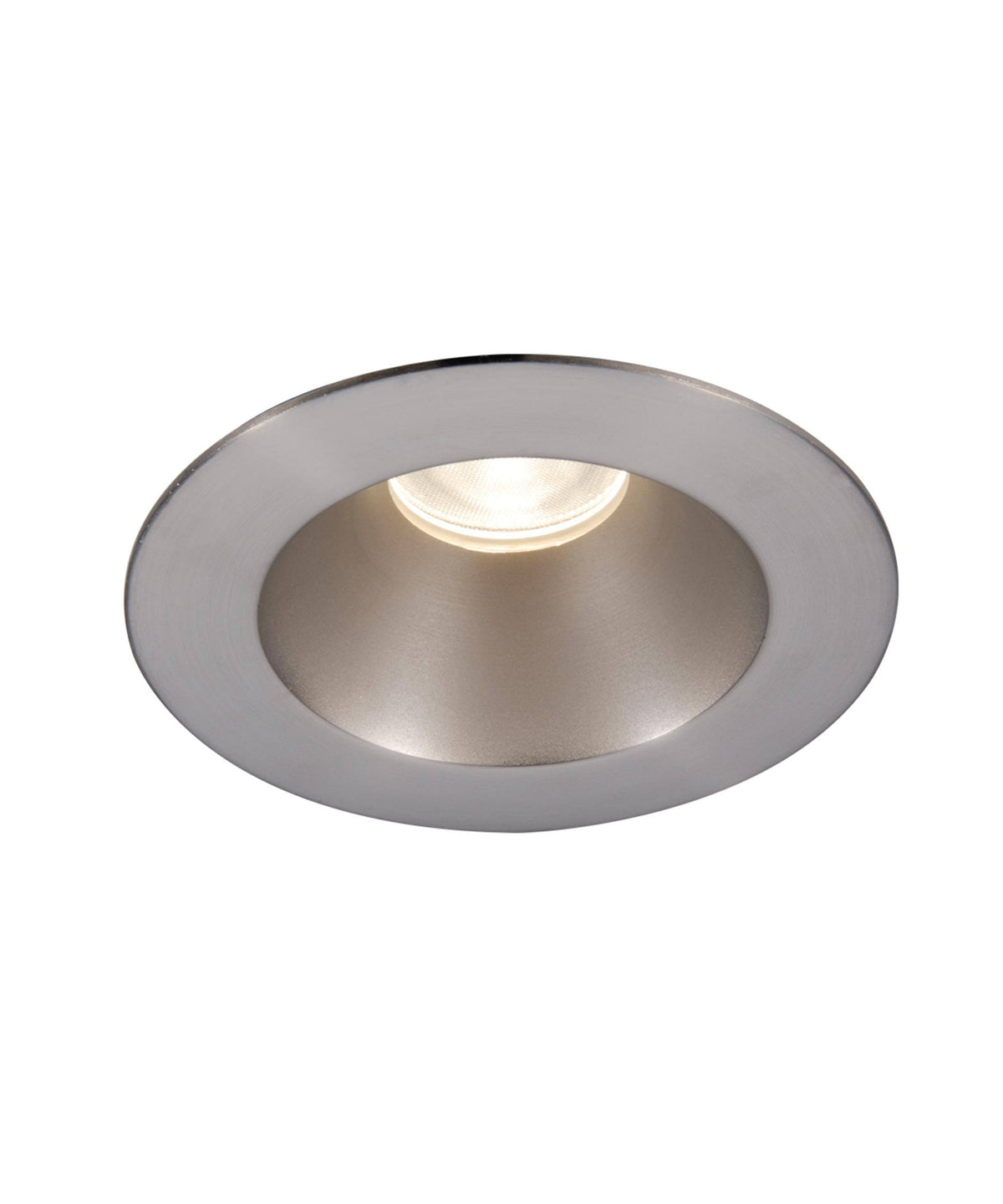 3.5-in Round LED Recessed Shower Trim Brushed Nickel Q594256