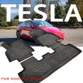 Black TPE All Weather Floor Liners for Tesla Model Y J971500