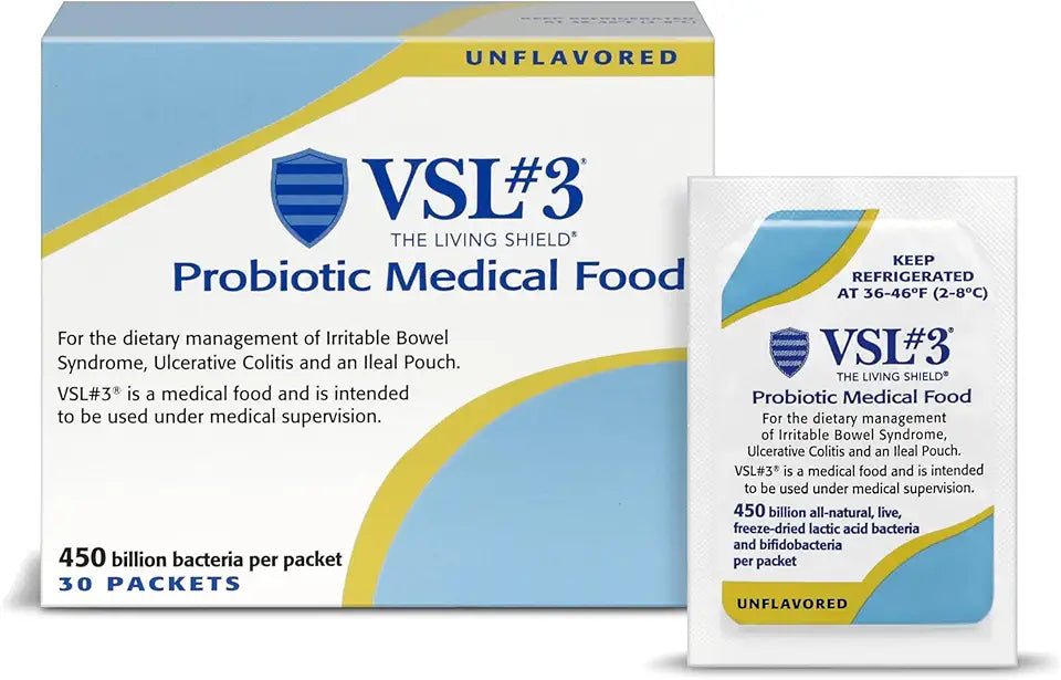 450B CFUs Multi-Strain Probiotic Powder, 30 Pack M6565