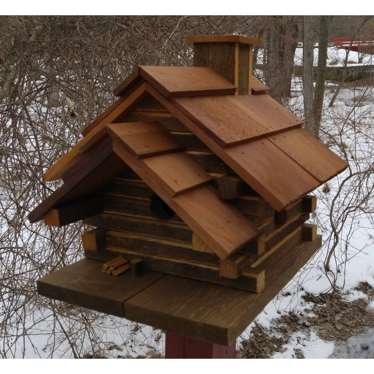 Natural Cedar Birdhouse Y18798