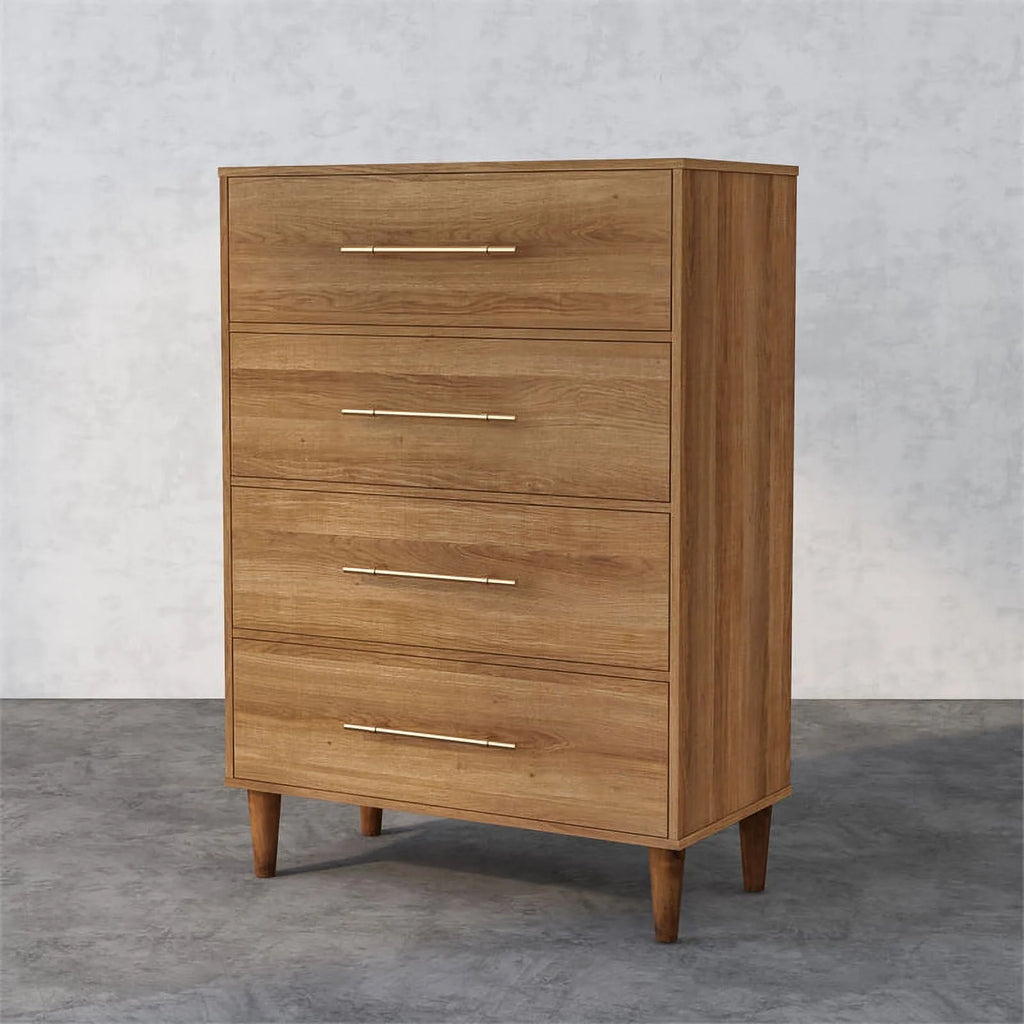 Farmhouse Wood 4-Drawer Chest E198521