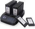 16 Call Coaster Pager System with Charging Dock Transmitter A47072