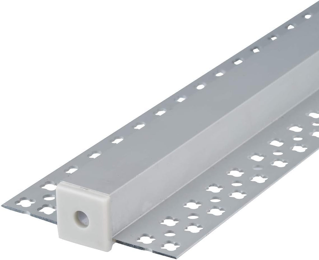 Trimless Drywall LED Channel with Clip-in Diffusers and End Caps for LED Strip Lights R5865
