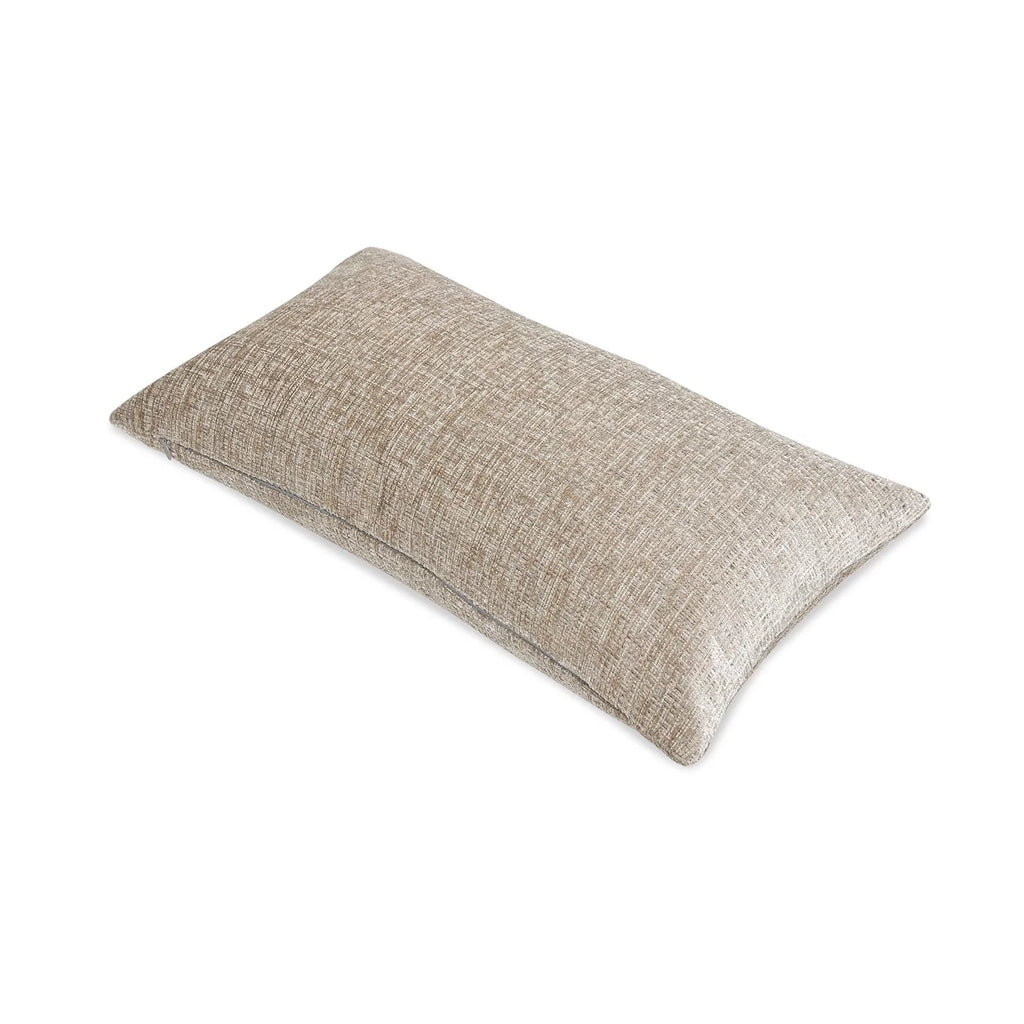 22" Feather Down Lumbar Throw Pillow Brilliant Cream B59207