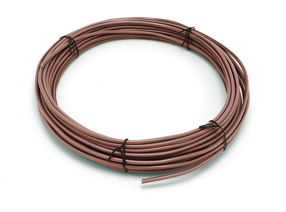 75 Feet 12 AWG Insulated Solid Copper THHN THWN Wire Brown J84383