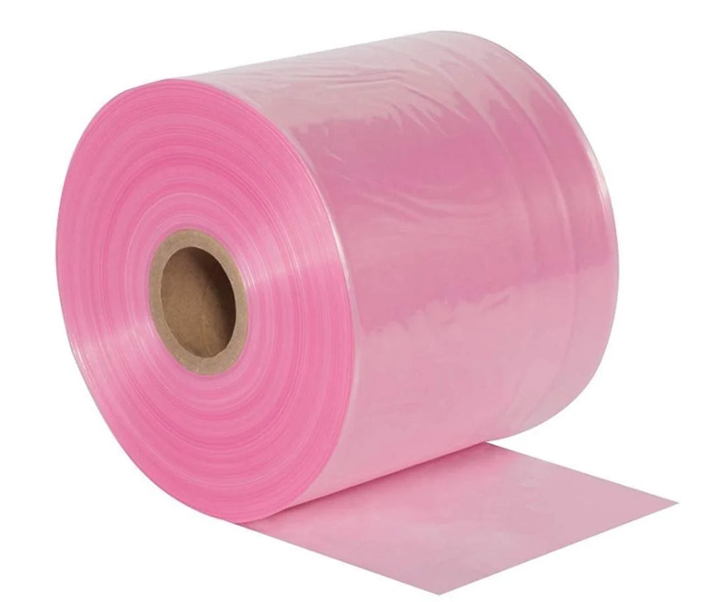 Pink Anti-Static Poly Tubing 24 X 1075 4 mil B52759
