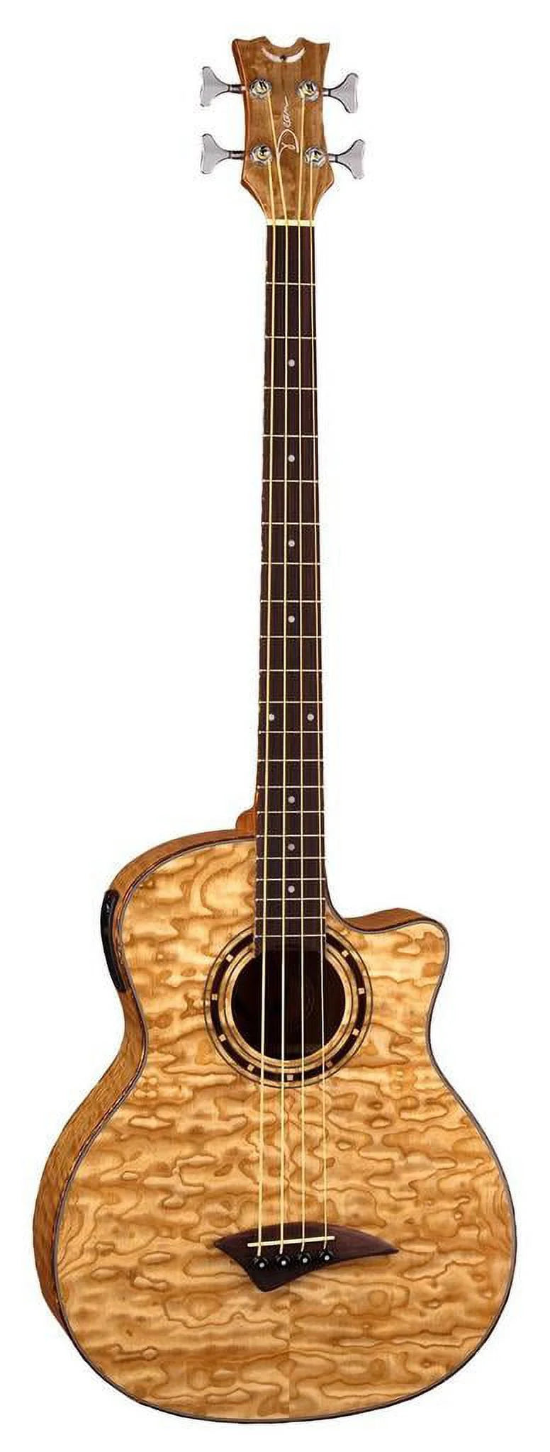 Quilt Ash Acoustic/Electric Bass Guitar C594087