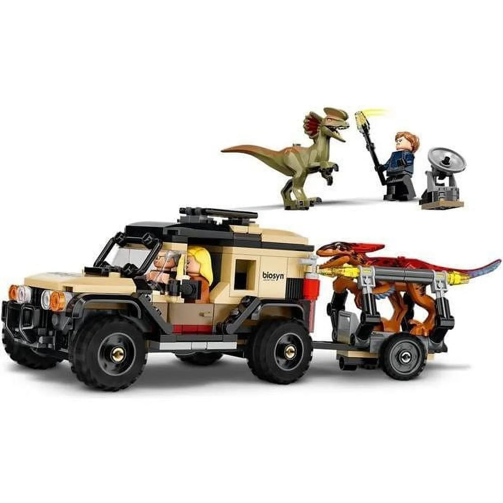 Jurassic World Pyroraptor and Dilophosaurus Transport F4953
