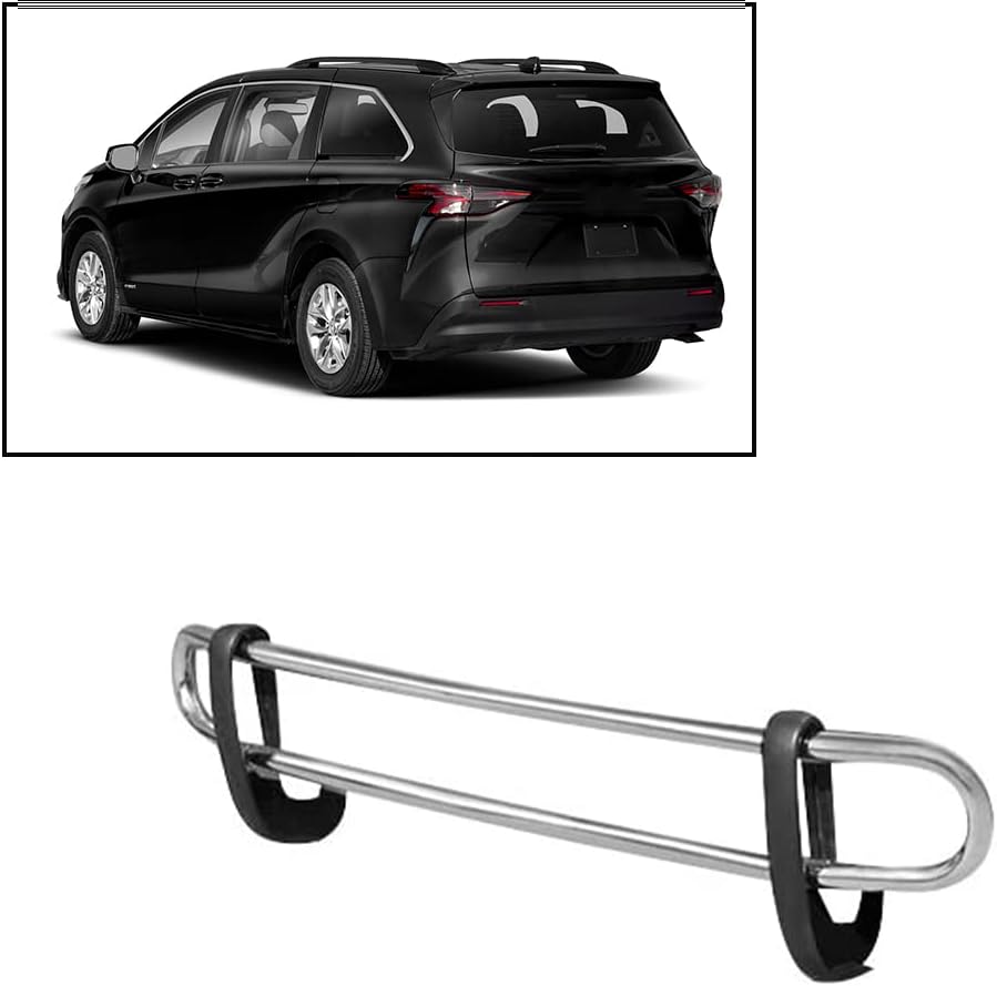 Stainless Steel Rear Bumper Guard Double Tube W272