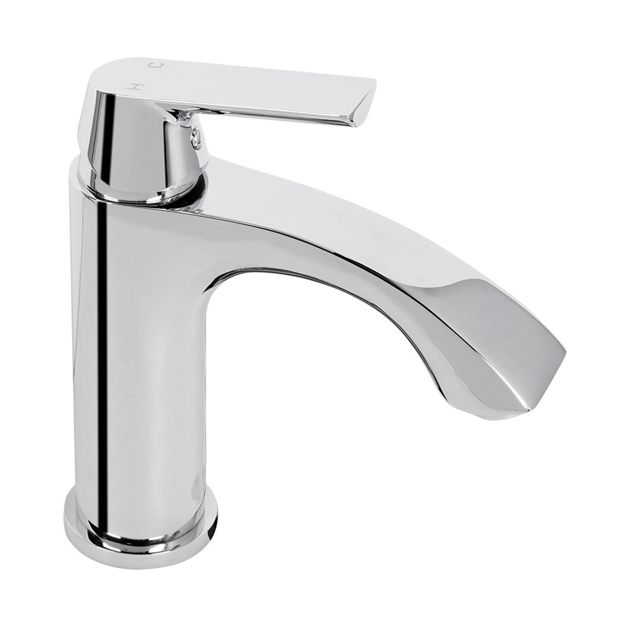 Chrome Single Hole Bathroom Faucet N1646