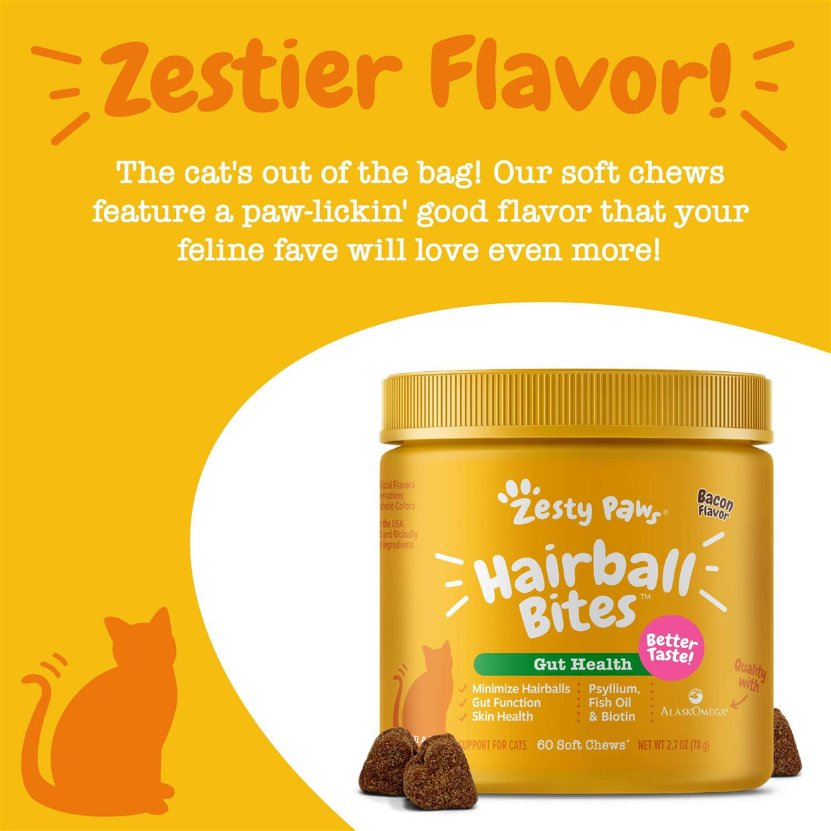 Hairball Bites for Cats I43420