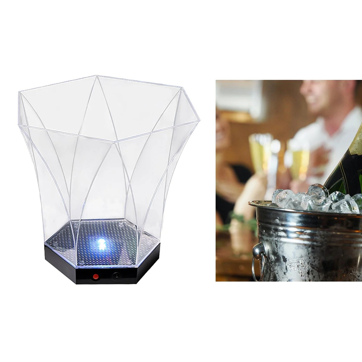 LED Ice Bucket 5L 7 Color Changing N8892