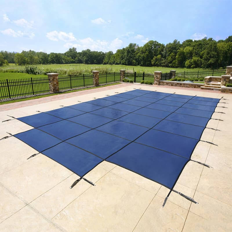 Green 18-Year Mesh Safety Cover for 12-ft x 24-ft Pool D33272
