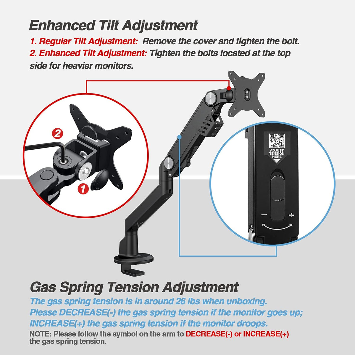 Single Monitor Arm Desk Mount R672636
