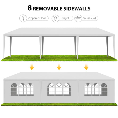 10'x30' White Outdoor Canopy Tent I73934
