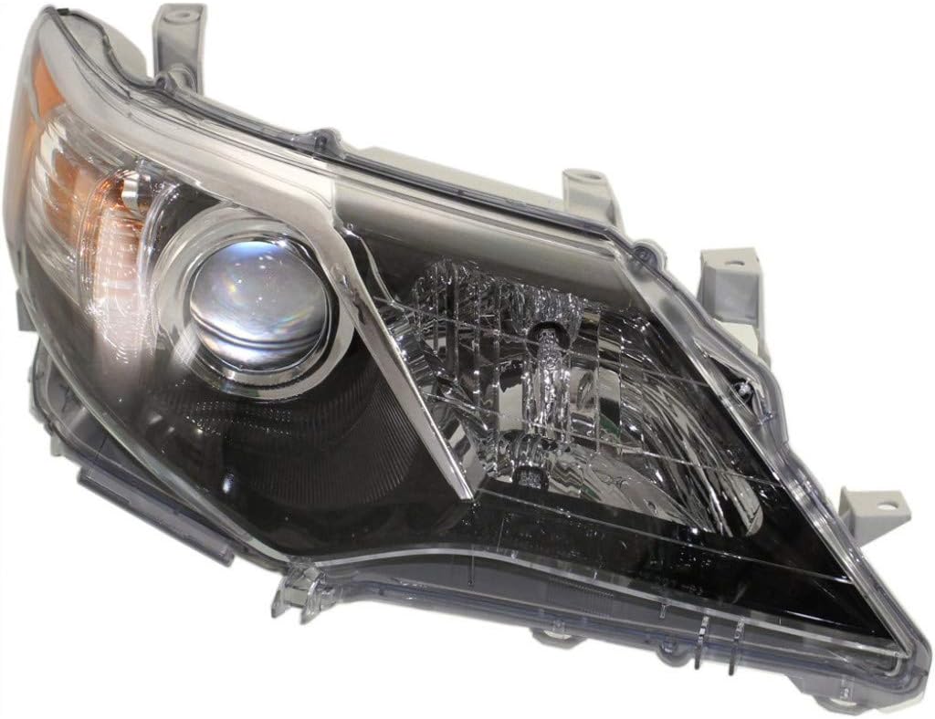 Passenger Side Halogen Headlight Assembly for Toyota Camry 2012 2013 2014 SE/Sport Model N2799