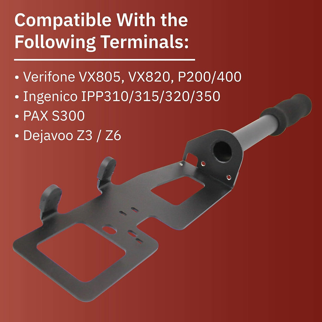 Black Drive-Thru Handheld Mount for Verifone P200 PIN Pad R17802
