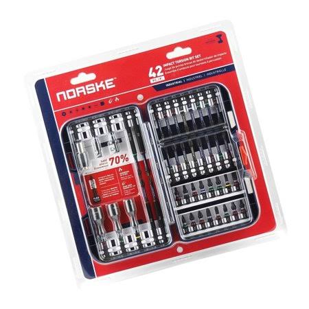 42 Piece Impact Screwdriver Bit Set F667