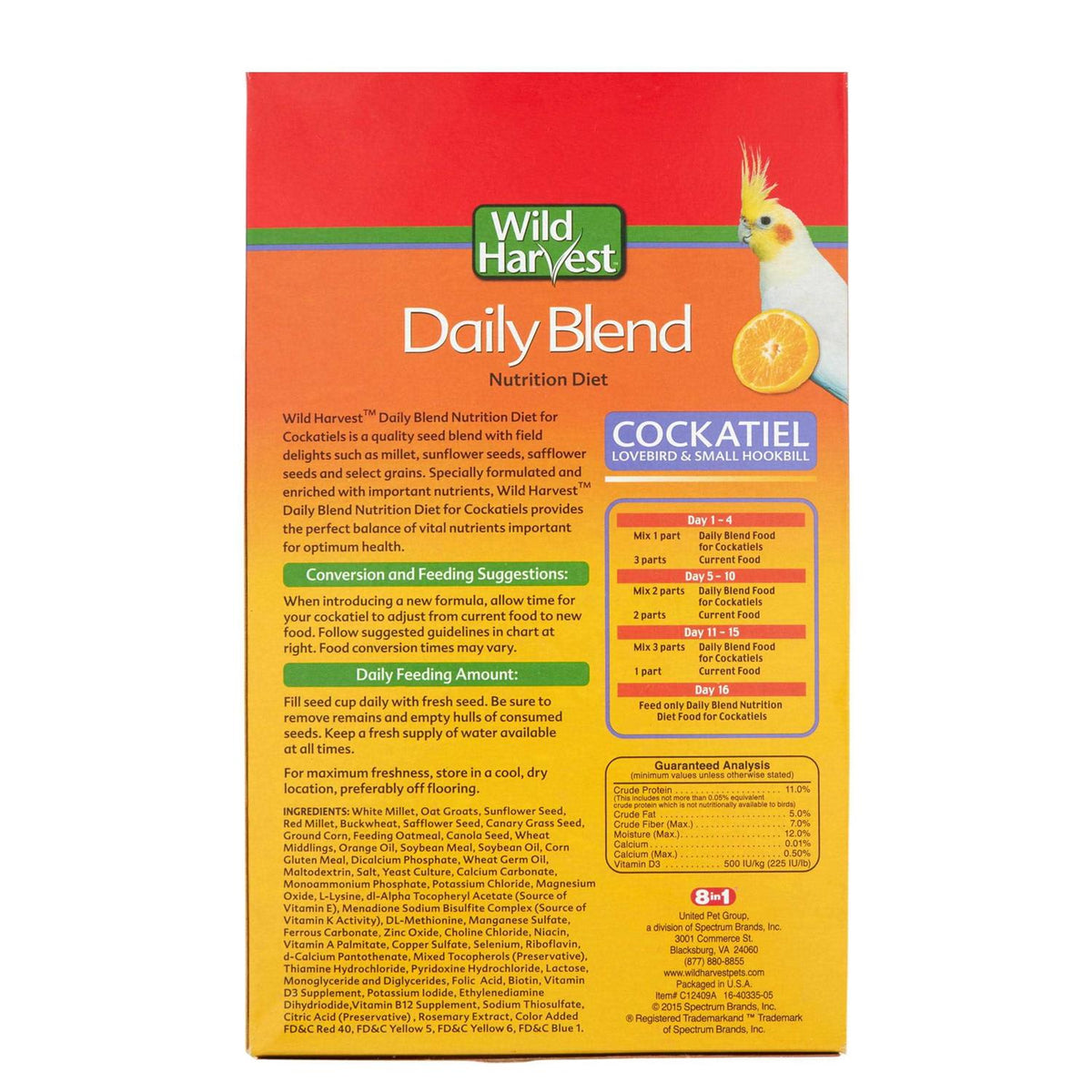 Diet Bird Nutrition J10382