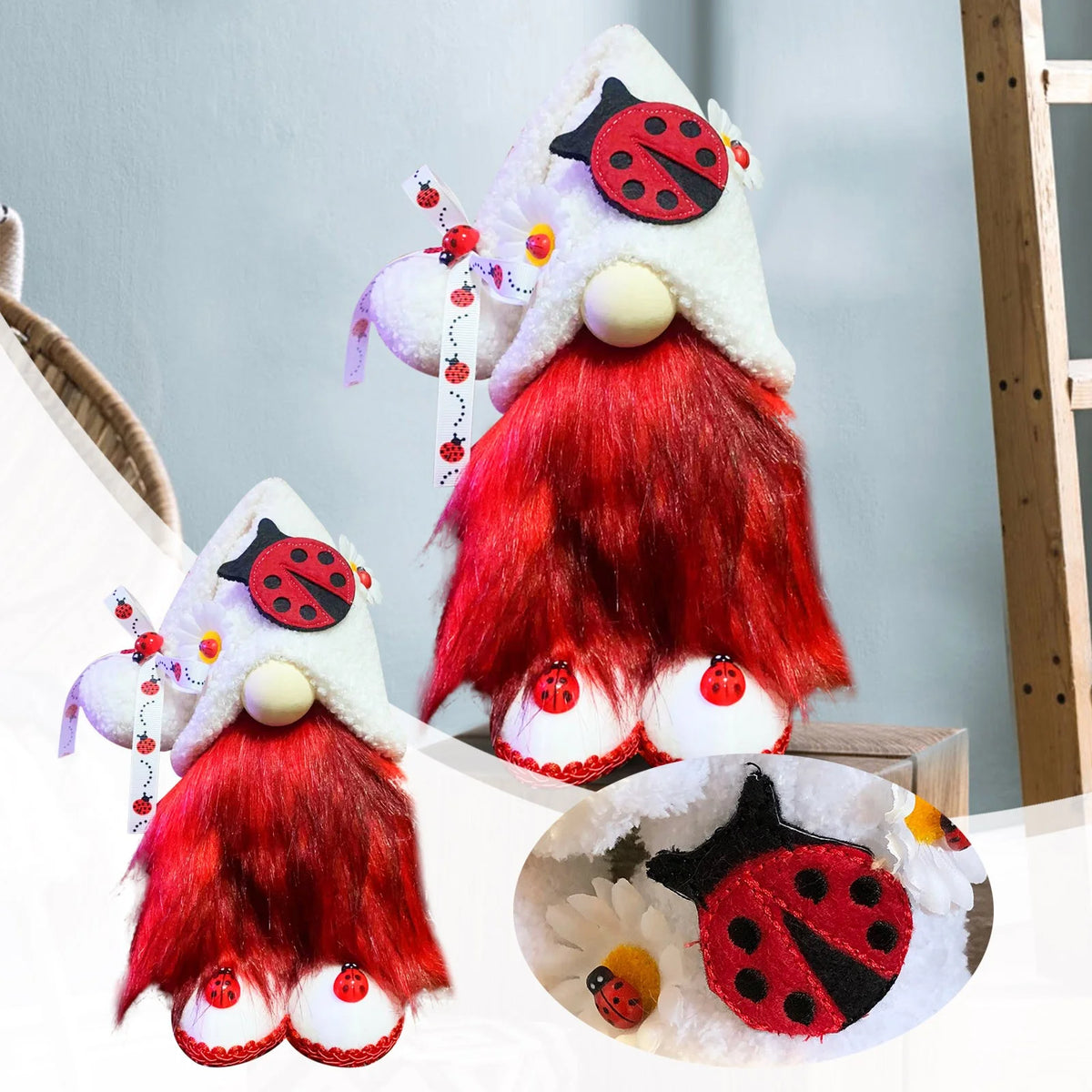 Multicolor Gnome Ornament Doll Decorations A8898