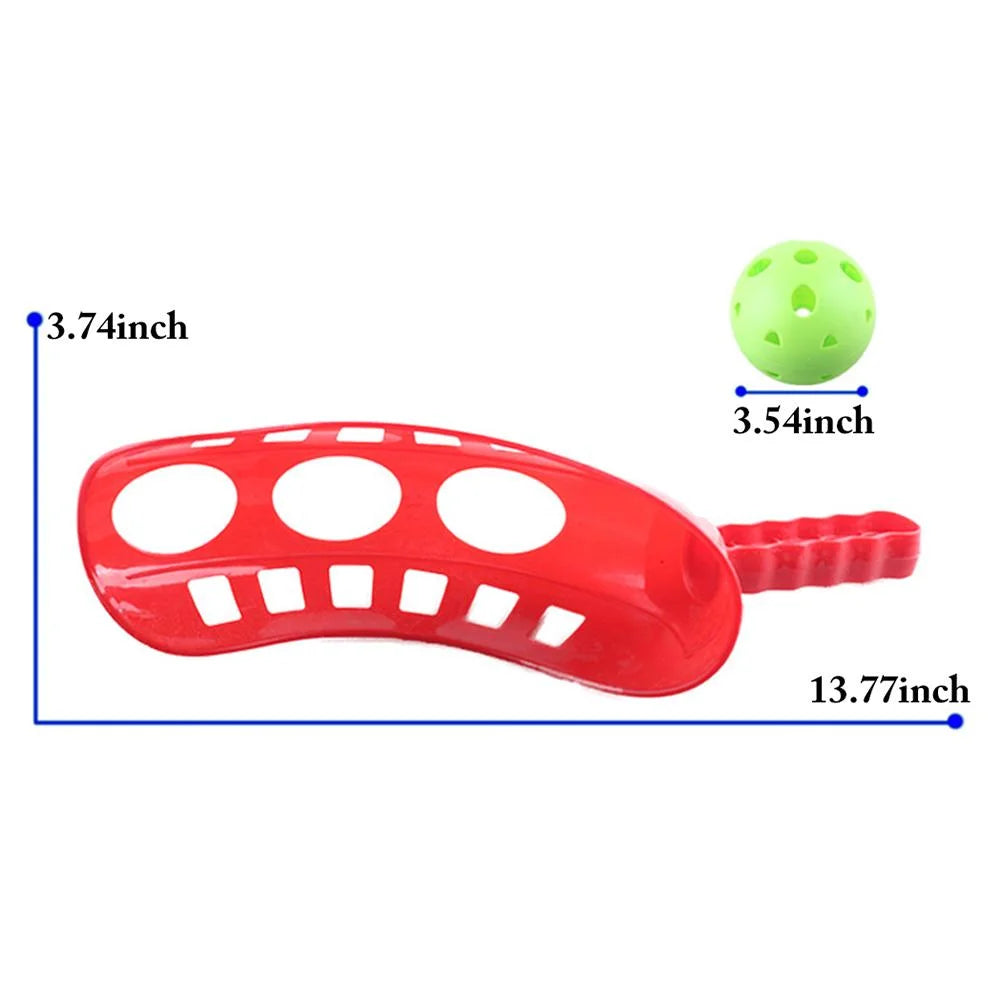 Scoop Ball Game Set with Scoops and Balls Outdoor Throwing and Catching Game P837983