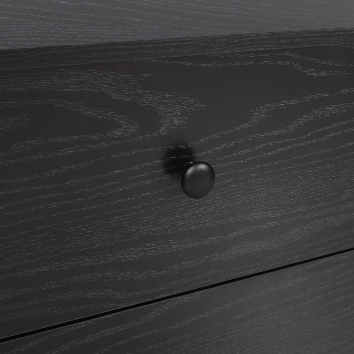 Black 6 Drawer Dresser Chest Y84215