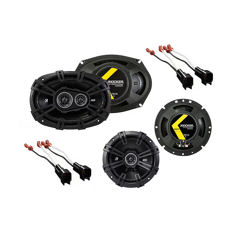 Kicker DSC67 DSC693 Package Speaker Upgrade for Chevy Camaro 2010-2014 U283839
