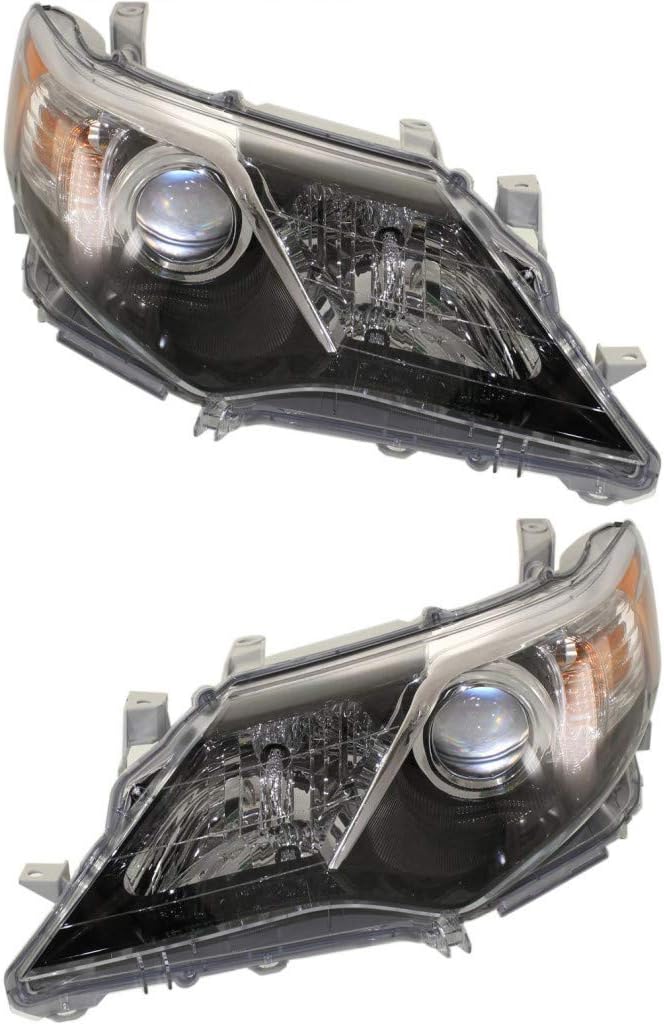 Passenger Side Halogen Headlight Assembly for Toyota Camry 2012 2013 2014 SE/Sport Model N2799