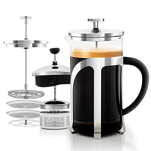 34oz Heat Resistant Borosilicate Glass French Press Coffee Maker P9171