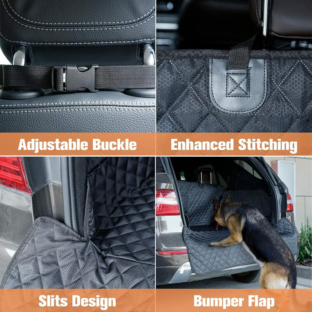 Waterproof Pet Cargo Liner with Bumper Flap Protector, Pack of 2 E20514