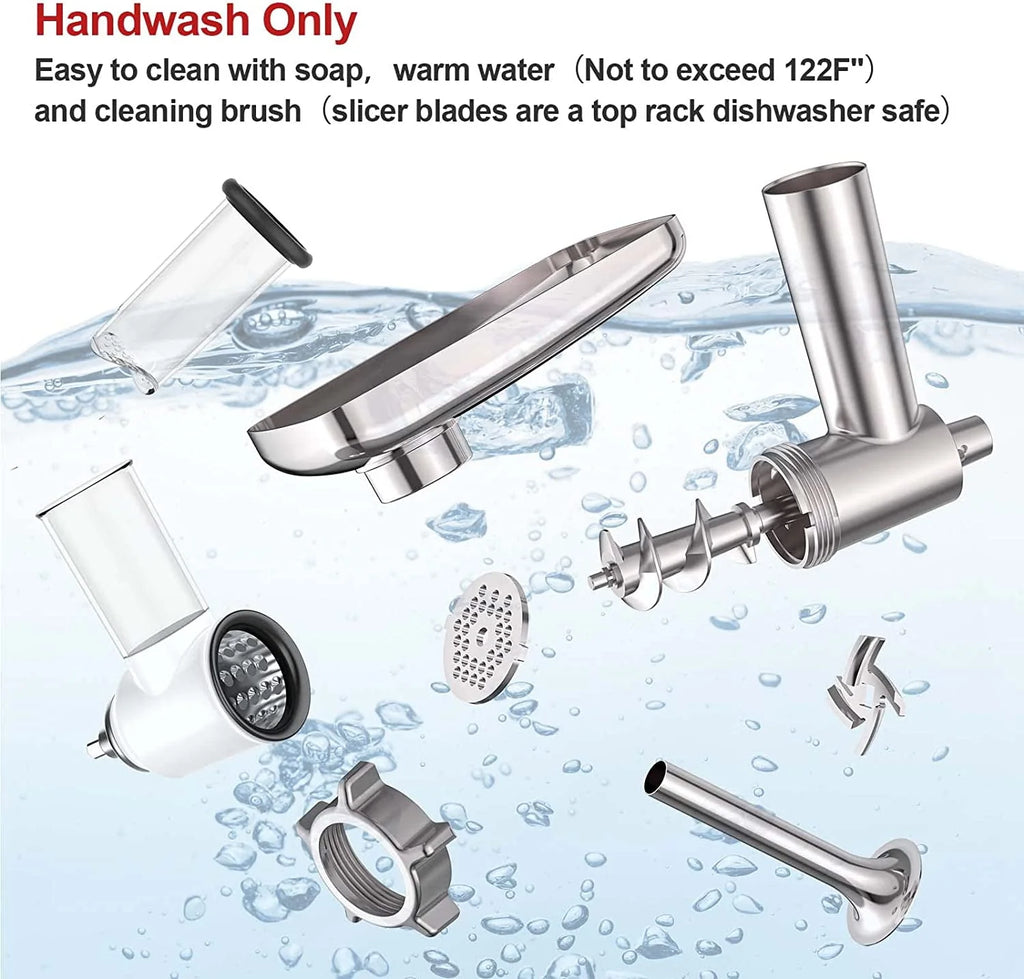 Food Grinder Attachment & Slicer Shredder Attachment Set P707989