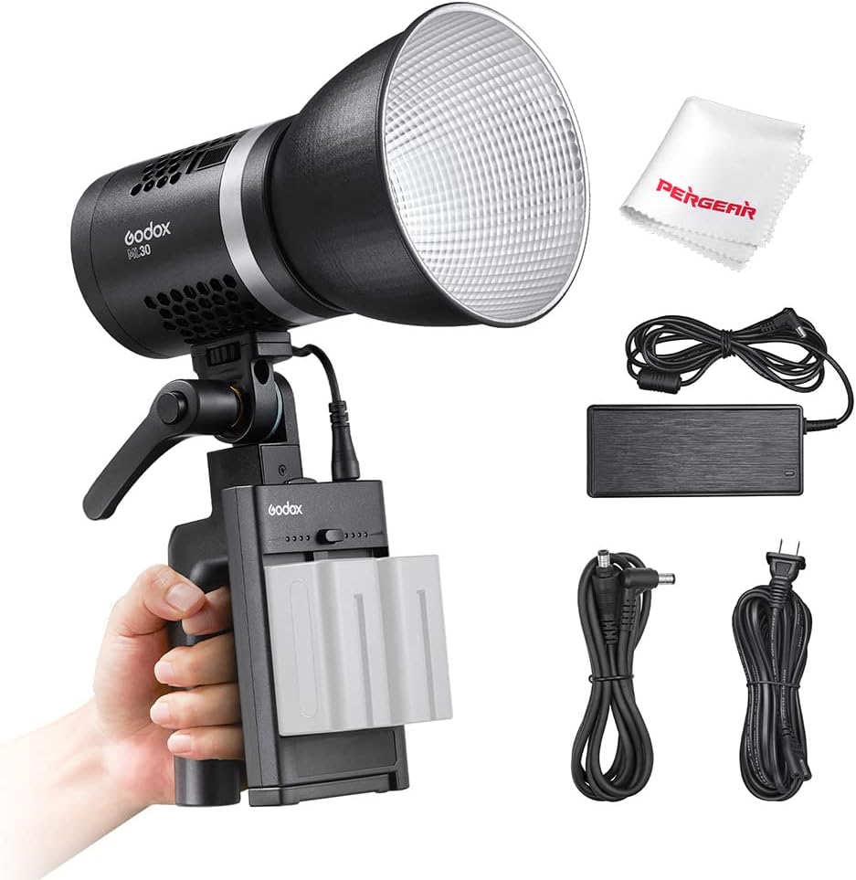 ML30 LED Video Light 5600K CRI96+ TLCI 97+ G2375