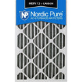 20x25x2 MERV 12 Pleated Carbon Air Filters 12 Pack X580