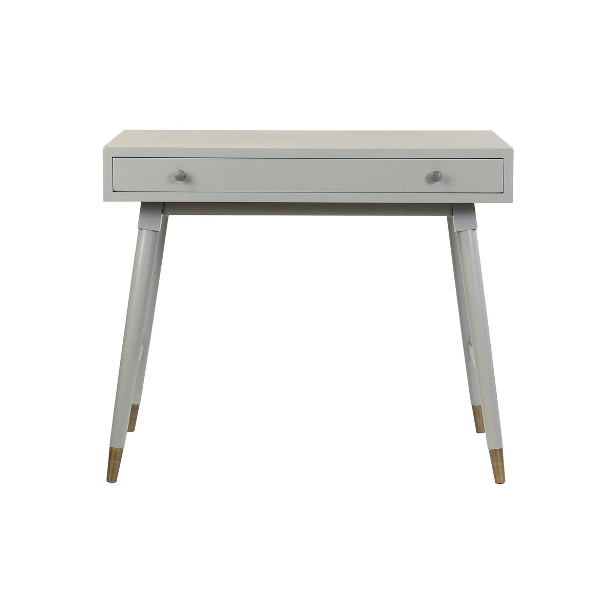 Gray Console Table with Storage O761